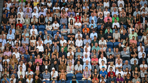 Spectators at the Australian Open can now come and go more often.