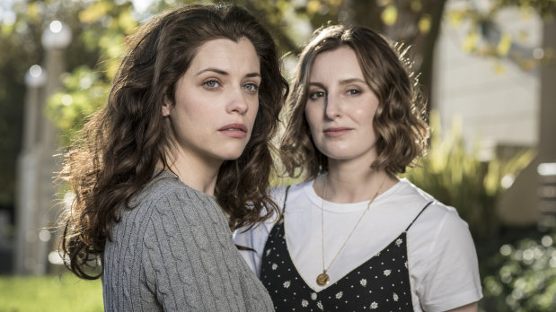Jessica de Gouw and Laura Carmichael star in The Secrets She Keeps.