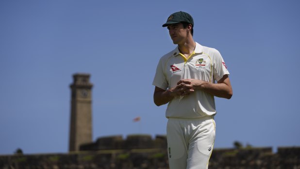 Australia’s Test captain Pat Cummins ahead of the first Test in Galle.
