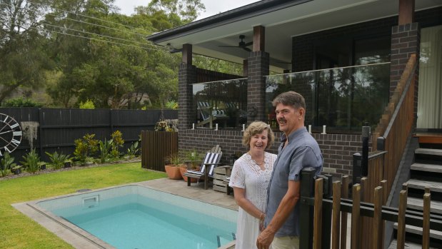 Jennie and Max Evans will take their Avalon Beach home to auction next month.