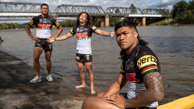 Panthers teammates Stephen Crichton, Jarome Luai and Brian To’o will reunite on NSW’s left edge after Latrell Mitchell’s injury.