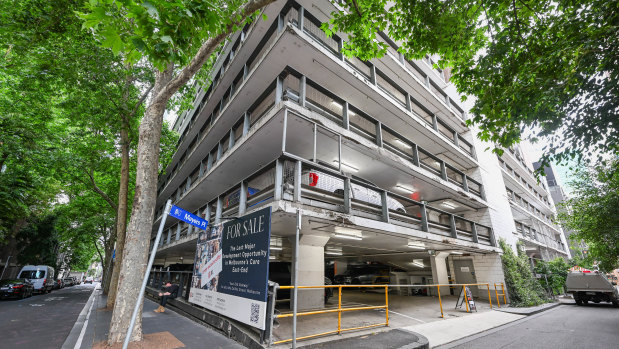 The car park at 34-60 Little Collins Street.