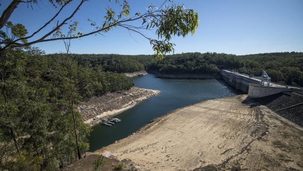 Views of Warragamba Dam, which the NSW government wants to raise by at least 14 metres.