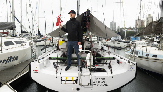 For Marc Michel, skipper of two-hander Niksen, the biggest challenge is getting out of Sydney Heads.
