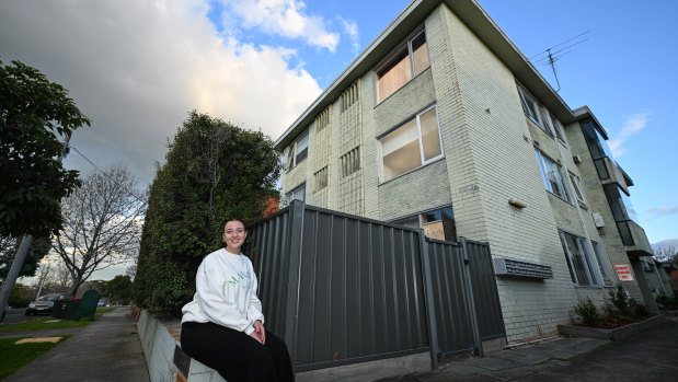 Mortgage repayments on a one-bedroom apartment were cheaper than paying rent in a share house for Jasmine Tsiatsias.