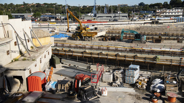 “One of the great assets in the world”: WestConnex construction surrounding Rozelle and Lilyfield. 