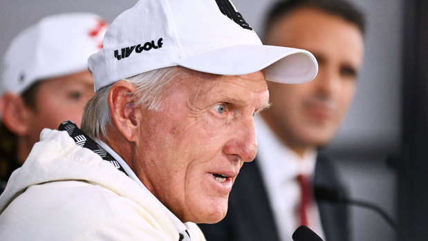 LIV Golf chief executive Greg Norman.