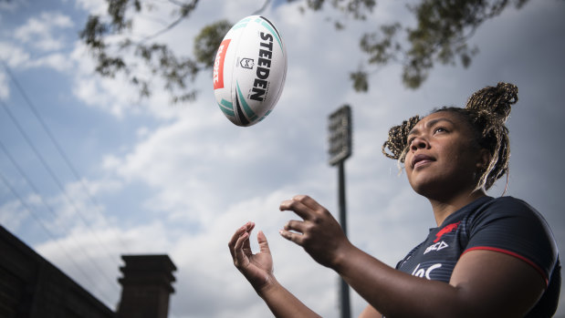 Aliti Namoce has been promoted to the Roosters' side for a crucial NRLW clash.