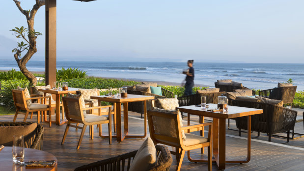 Great dining options in Bali include the Beach Terrace at SeaSalt Restaurant.