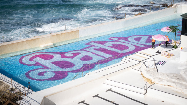 Bondi Icebergs was given a Barbie makeover. 