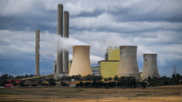The Loy Yang power station in the Latrobe Valley.