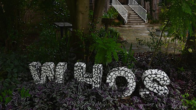 Nature dominates within the grounds occupied by We Help Ourselves in Callan Park.