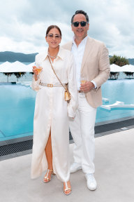 The Good Life: Lisa and Michael Wipfli at Hamilton Island in 2022.