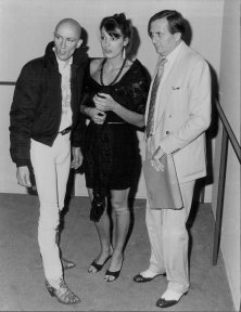 Richard O’Brien (who wrote the lyrics for “The Stripper”), Jan Moss, and Barry Humphries.
