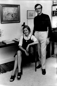 Count Stanislas de Hauteclocque and wife at their home at Double Bay. November 20, 1972