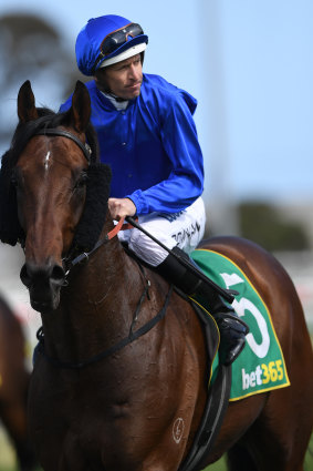 Hugh Bowman has a chance to win a group I in the Godolphin blue this weekend.