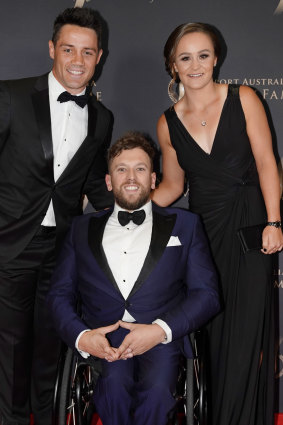 Gala event: The Don Award finalists Cooper Cronk, Dylan Alcott and Ash Barty.