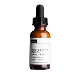 NIOD Photography Fluid smoothes the skin without using traditional foundation.