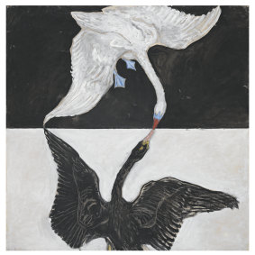 Hilma af Klint, Group IX/SUW, The swan, no 1 1914–15