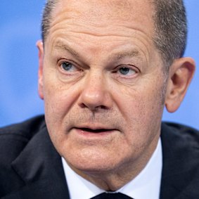 German  Chancellor Olaf Scholz was accused of being almost invisible on Russia.