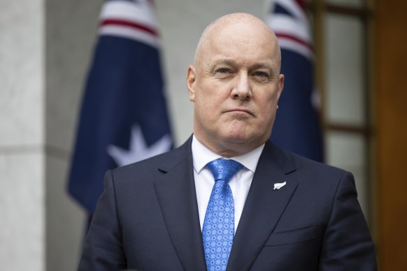 New Zealand Prime Minister Christopher Luxon.