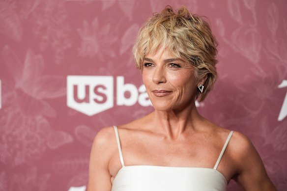 Actress Selma Blair, pictured last month, has been charged following an in-flight incident in which two flight attendants were injured.