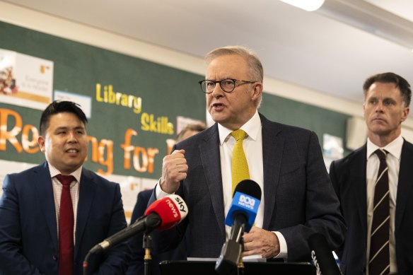 Anthony Albanese has overseen a sharp rise in the number of public servants, and the percentage working from home.