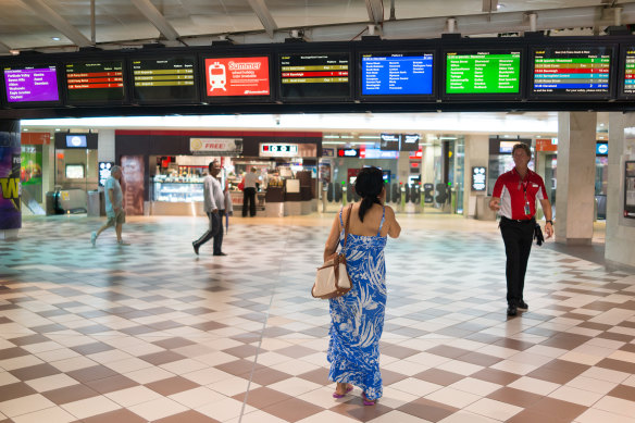 Which platform? Catching Brisbane trains requires some thought.