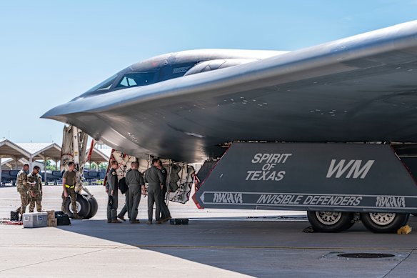 At least two B-2 stealth bombers struck three nuclear targets inside Iran.