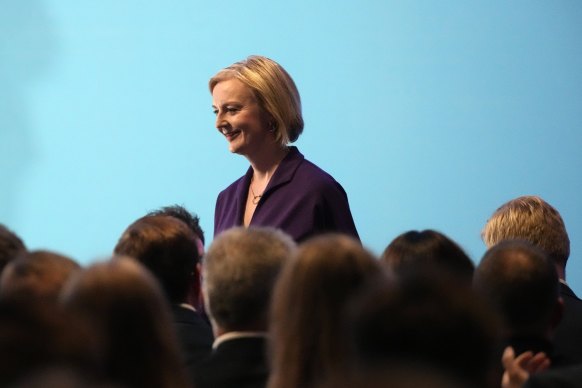 Liz Truss, who will become the 56th prime minister of Britain.