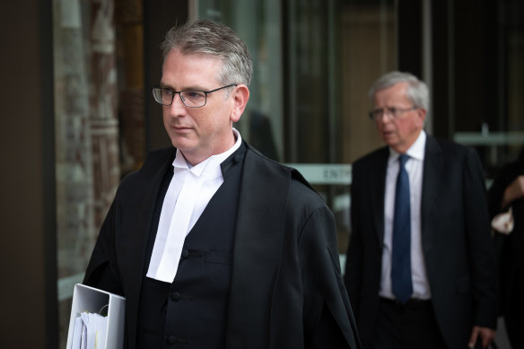 Channel Nine’s barrister Nicholas Owens, SC.