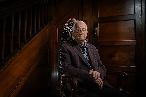 Former immigration minister Philip Ruddock at his home in Sydney.