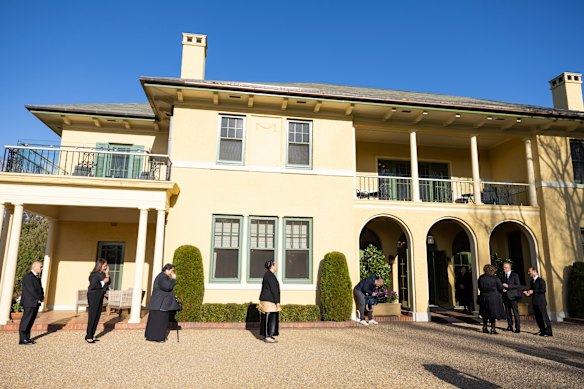 The Lodge in Canberra, pictured in 2022.