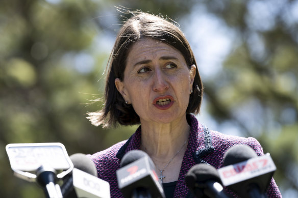 NSW Premier Gladys Berejiklian said she would continue to rely on health advice when it came to easing restrictions in her state.