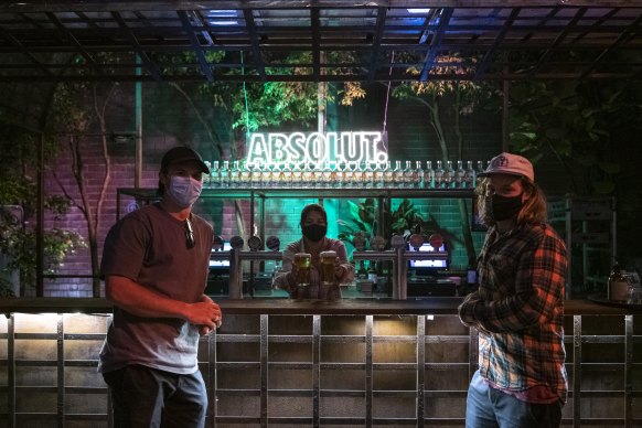 Tom Bache and Kahn Oxenham at the Beresford Hotel.