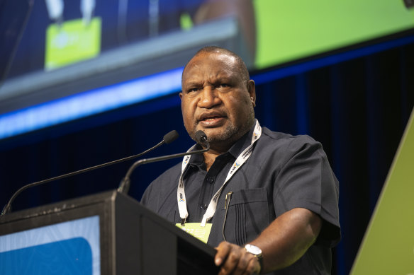 PNG Prime Minister James Marape would not rule out alliances with China. 