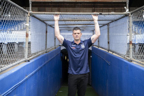 Bulldogs head coach Cameron Ciraldo at Belmore Sportsground.