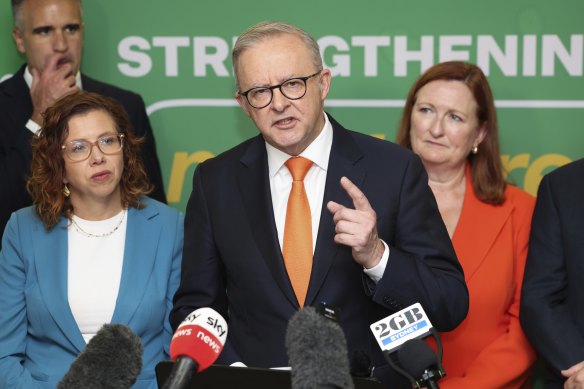 “Not on my watch”: Prime Minister Anthony Albanese said he would defend Australian interests in trade negotations.