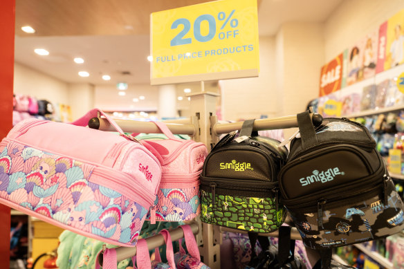 Smiggle’s spin-off has been delayed.