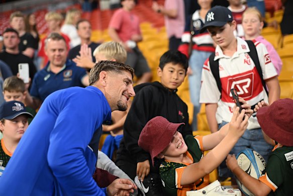 Zac Lomax made a few fans happy in Brisbane on Saturday night.