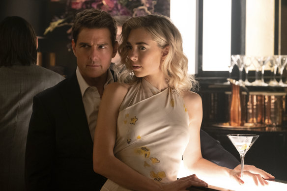  Tom Cruise, left, and Vanessa Kirby in a scene from Mission: Impossible - Fallout.