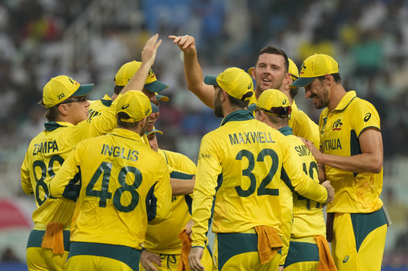 Australia’s opponents on Sunday have three of the top eight bowlers at this World Cup.