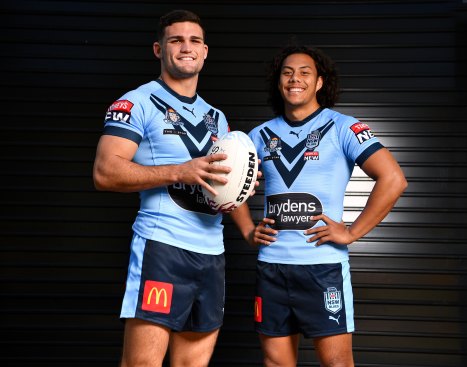 Penrith and now NSW halves pair Nathan Cleary and Jarome Luai.