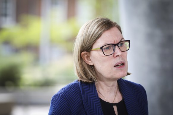 NSW Chief Health Officer Dr Kerry Chant was interviewed as part of the inquiry into an alleged handshake between Health Minister Brad Hazzard and a COVID-infected MP.