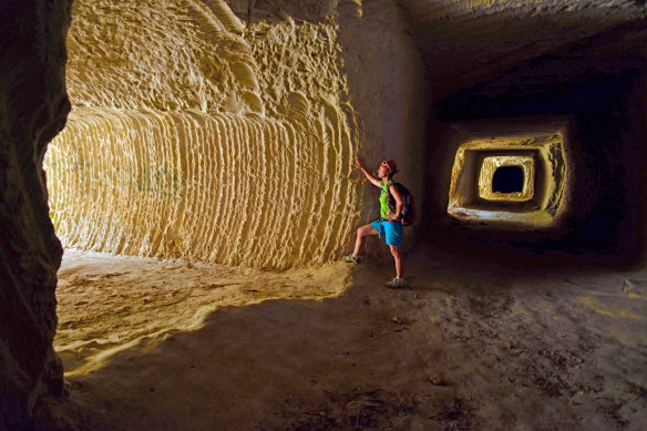 Travellers should be careful when exploring the caves on Milos.