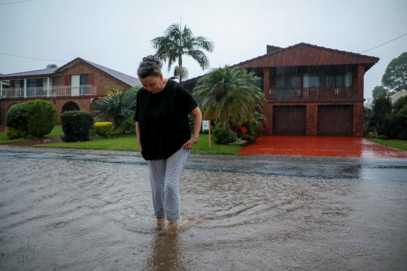 Sharon Jones said the last big flood was in 2011. 