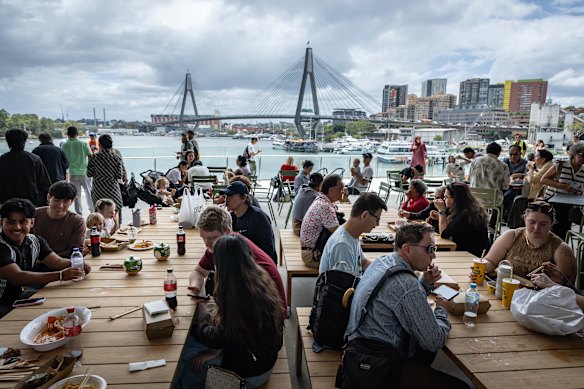 In the interim, visitors have been getting to the fish market by car, light rail, and bus.