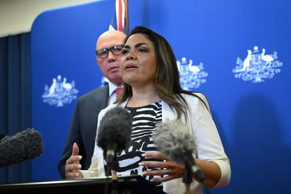 Jacinta Nampijinpa Price has thanked Australians for voting down the referendum.