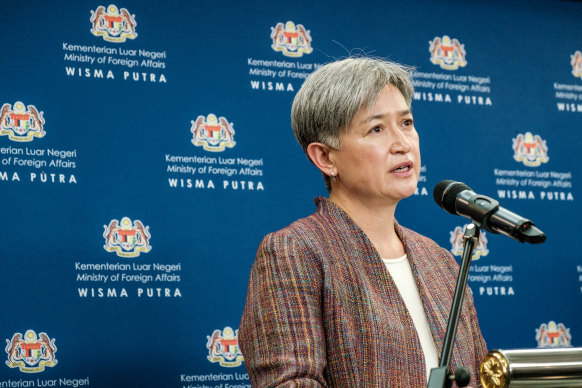 Senator Penny Wong in Kuala Lumpur, Malaysia.