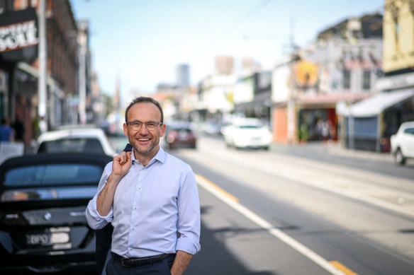 Greens leader Adam Bandt is trying to broaden the party’s appeal.